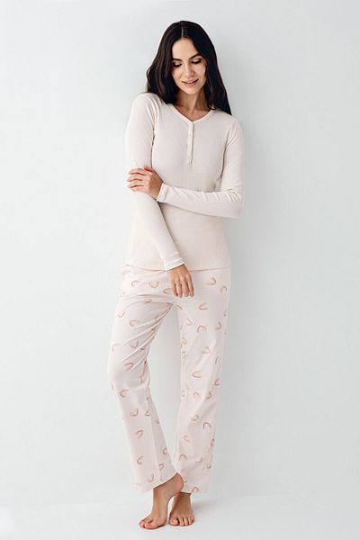 Pierre Cardin Women's Pink Pajama Set