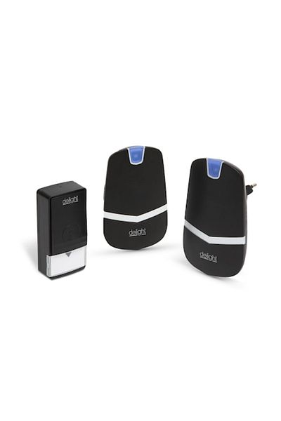 Casa Grande Digital Wireless Doorbell Without Batteries, with 2 Receiver Units - Kinetic