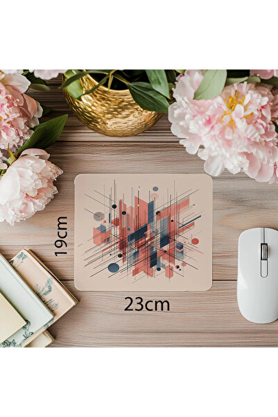 Luluyen Mousepad cu design elegant în aerul de artă modernă - 19x23cm 2mm dre...