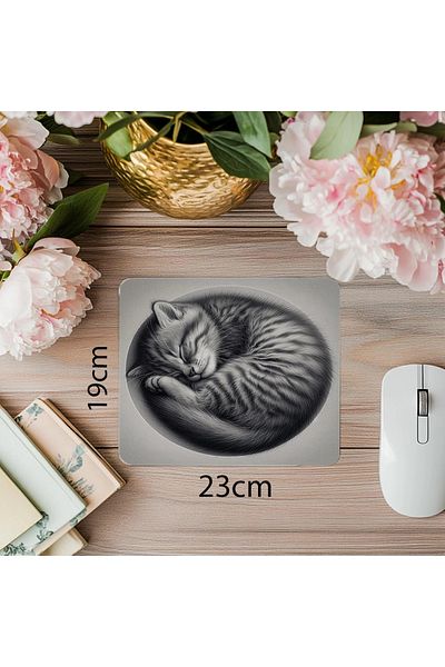 Luluyen Pen Drawn Resting State Mouse Pad - 19X23 cm 2 mm Rectangle Imported Printed Mouse Pad