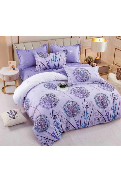 JOJO HOME Lenjerie de Pat Bumbac Finet, 1 Persoana, 4 Piese