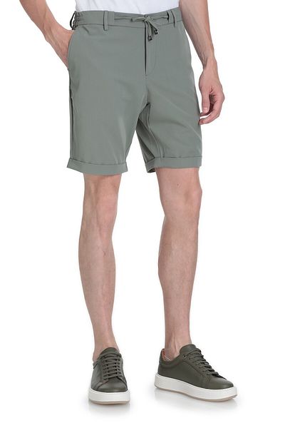 Hatemoğlu Green Relaxed Cut Shorts with Side Pockets
