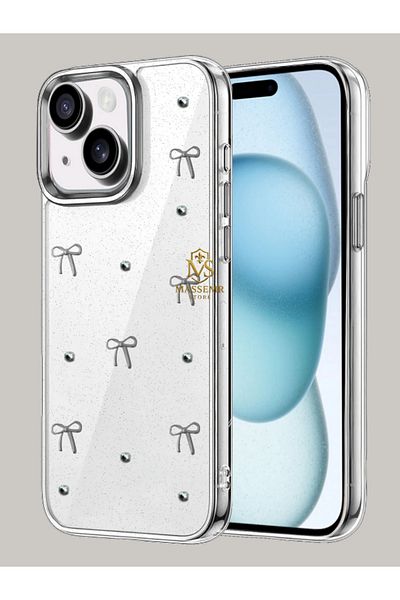 Massemr حافظة سيليكون منقوشة متوافقة مع هاتف iPhone 14 - تصميم أنيق، حماية فائقة، مادة مرنة