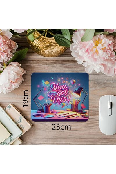 Luluyen Mouse Pad 3D inspirator – ai reușit! - Mouse Pad imprimat dreptunghiular 19x23 cm 2 mm