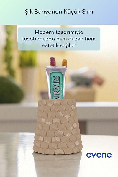 Evene Θήκη οδοντόβουρτσας Βάση οδοντόβουρτσας Βάση οδοντόβουρτσας Βιζόν Χρώμα Μοντέλο 84