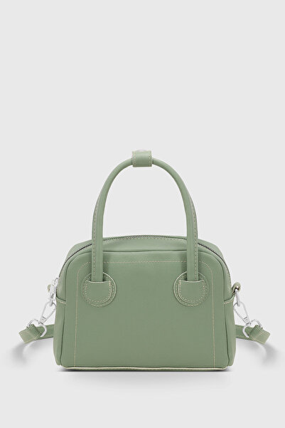 Housebags Su Yeşili Vintage Çok Yönlü PU Deri Çapraz Askılı Çanta 275