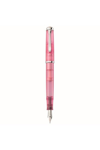 Pelikan Stilou Classic M205, peniță M, culoare cuarț roz, rășină, peniță din ...