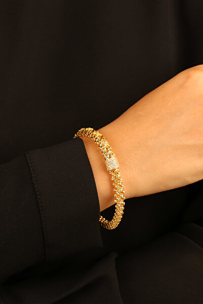 Çgk Çiğdem Gürel Kuyumculuk Dorikalı Spor Altın Kelepçe Bilezik