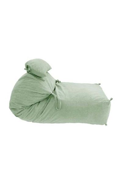 Pufrelax Fotoliu Yoga XL si Perna, Material Textil - Light Mint