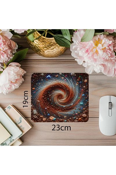 Luluyen Artistic Mouse Pad Design with Html Tag - 19X23 cm 2 mm Rectangle Imported Printed Mouse Pad