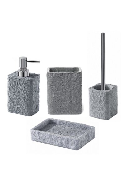 Gedy Aries Banyo Seti, Tezgah Üstü - Gri