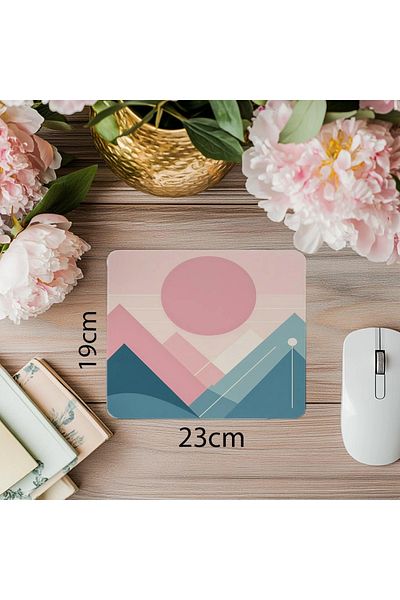Luluyen Mouse Pad Nature Interpretat cu linii artistice - 19x23 cm 2 mm Mouse Pad dreptunghiular imprimat importat