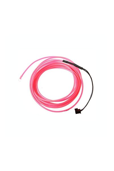 PROCART Kit cablu electroluminescent de 2 m cu invertor roșu