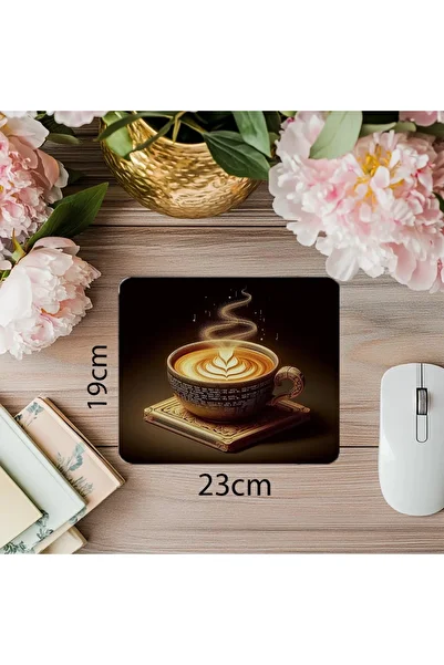 Luluyen Дизайн на подложка за мишка Steam Code Cup - 19x23 см 2 мм правоъгълна подложка за мишка с внос и печат