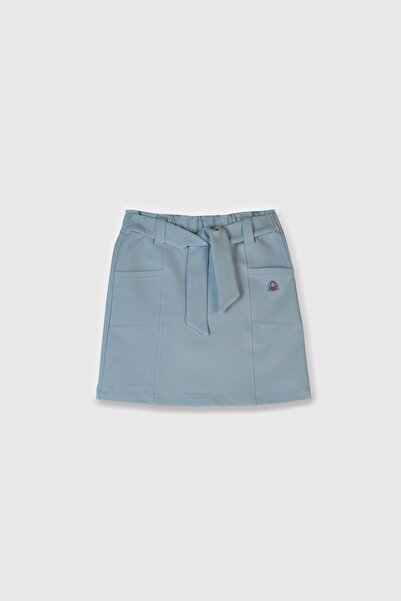 Benetton Girl's Blue Skirt
