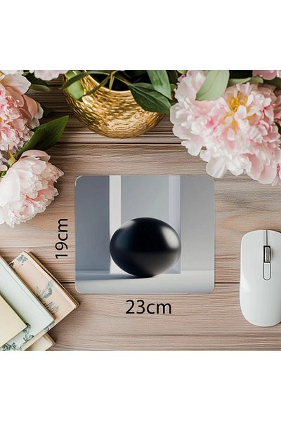 Luluyen Design geometric contrastant pentru mouse pad - 19x23 cm 2 mm dreptunghiular importat imprimat mouse pad