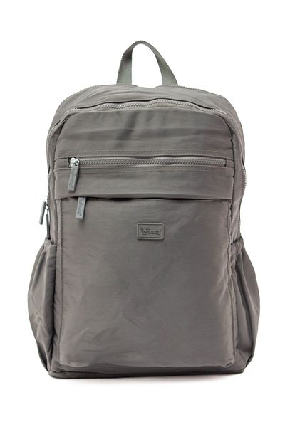 NEMO BAGS Rucsac unisex gri de mărime medie, importat, compartiment pentru laptop pentru tineret, țesătură impermeabilă, 40x29x18cm