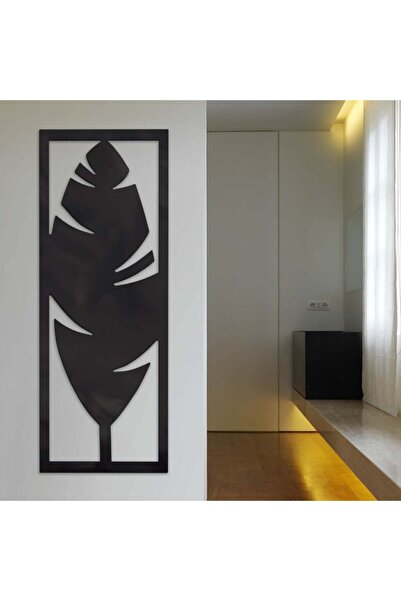 Marktna لوحة اكريلك اسود بنقشة ريشة