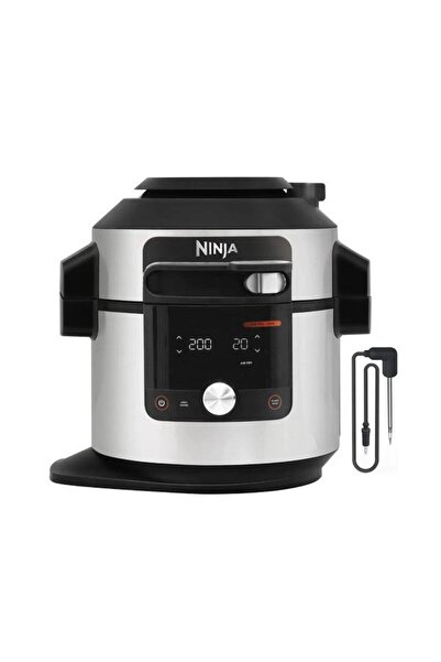 NINJA Multicooker Foodi OL750EU, 1760W, 7,5 l, 3 moduri, 14 programe, SmartLid, Inox/Negru