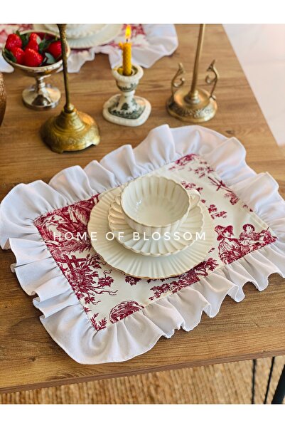 HOME OF BLOSSOM 2Li Toile De Jouy ريفي فرنسي مكشكش أمريكي