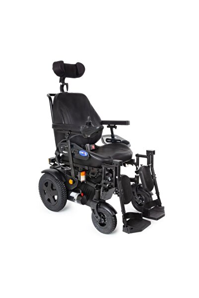 Comfort Plus Akülü Sandalye | Deri Kaptan Koltuk, 2x50Ah Akü,PU Dolgu Tekerle...
