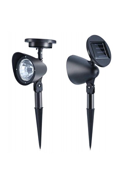 PROCART Lampă solară LED de exterior, 3 LED-uri, 600mAh, 31 x 14 x 9,5 cm, neagră