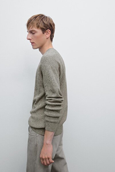 Massimo Dutti Bisiklet yaka mouline triko kazak