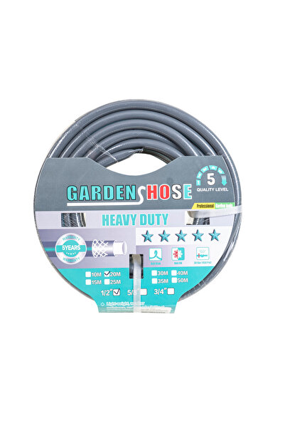 Z-Tools Furtun de grădină, ranforsat, cu inserție de 1/2, 20 de metri, flexib...