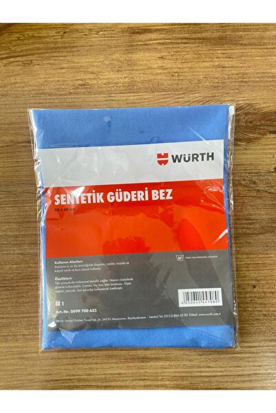 Würth SENTETİK GÜDERİ BEZ-38X60CM-MAVİ-130GR