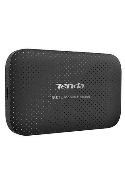 Tenda Router Wireless 4G185, 4G/3G, Portabil, 150 Mbps, Ecran OLED, Baterie 2100mAh (Negru)
