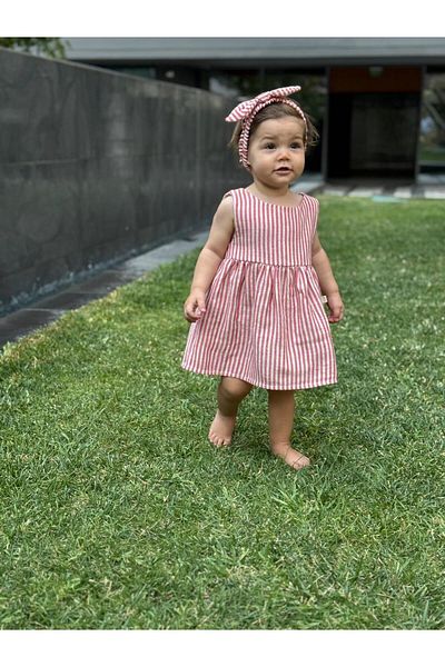 BabyDia Muslin Dress 12M-5Y