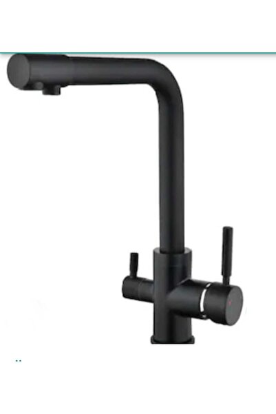 ÜSO SU ARMATÜRLERİ ÜSO ARITMALI MUTFAK BATARYASI SİYAH