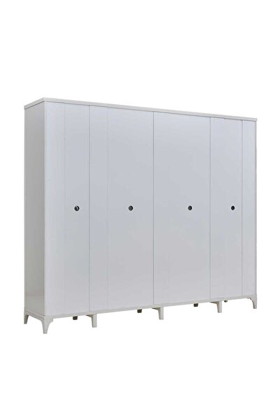 Danube Home Portnoy 6 Door Wardrobe - Ivory L271.9xW59xH229cm