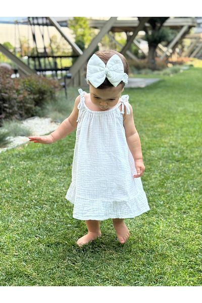 BabyDia Muslin Dress 12M-5Y