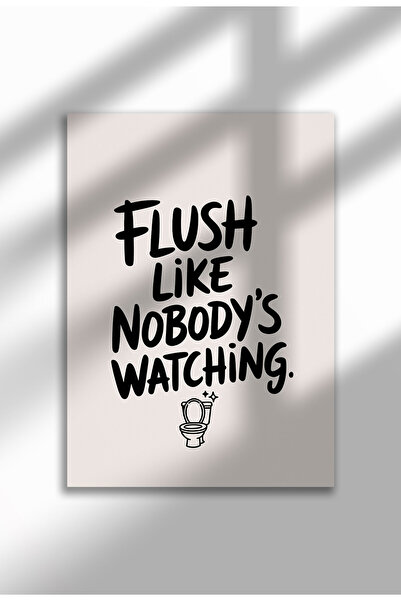 21mxm Imprimeu amuzant cu semn de baie – Poster umoristic cu toaletă, artă mu...