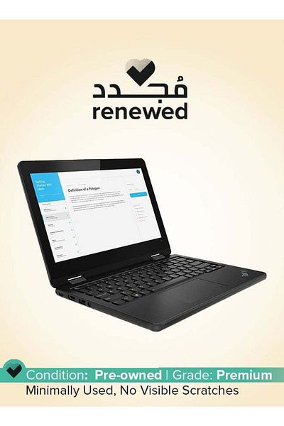 LENOVO Renewed - Thinkpad 11e Yoga Laptop With 11.6-Inch HD Touch Screen Display, Celeron/5th Gen/8G