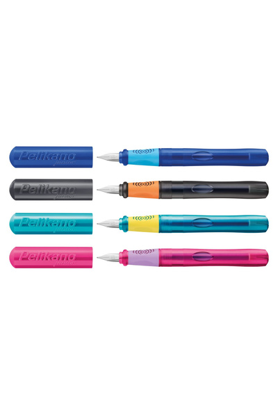 Pelikan Stilou Pelikano Junior, peniță A, mâner ergonomic, include 1 cartuș, ...