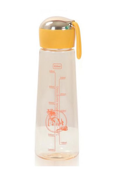 Bisbell Water Bottle 600Ml, Non-Toxic BPA Free, Fast Flow ,For Sports and School,BB2624
