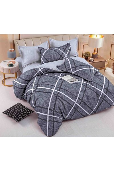 JOJO HOME Lenjerie de Pat Finet, 4 Piese, 1 Persoana JO408