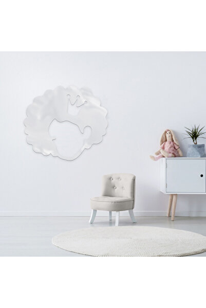 Marktna لوحة اكريلك فضي مودرن بنقشة فتاة