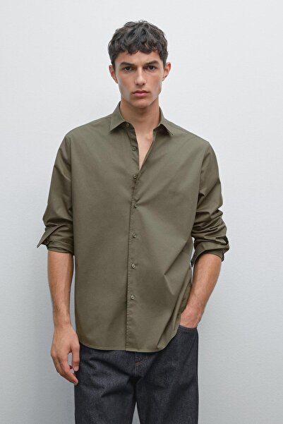 Massimo Dutti Regular fit streç gömlek