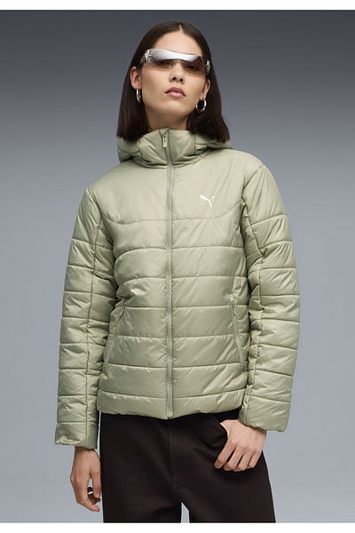 Puma Dámska prešívaná bunda Essentials s kapucňou