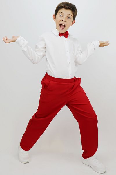 Parla Kids Costum de jos pentru băiat Milano cu papion 23 aprilie 29 octombrie 10 noiembrie 19 mai haine de spectacol