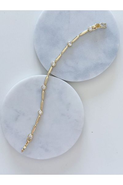 CHARMLUCKY Stone Pipe Bracelet