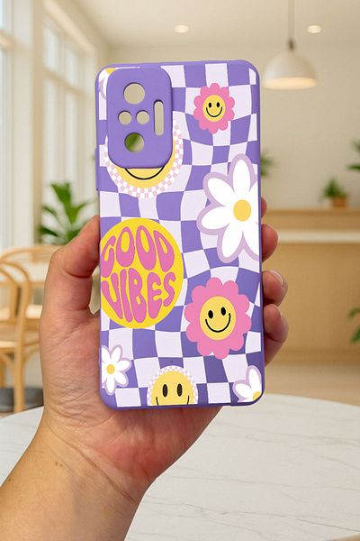 Vip Case Xiaomi Redmi Note 1O Pro - حافظة مطاطية كلاسيكية ممتصة للصدمات من السيليكون GOOD VIBES277