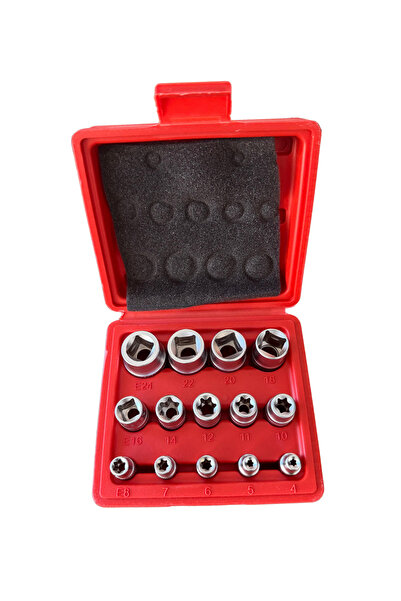 Hırdavat Short Inner Torx E Socket Set 14 Pieces