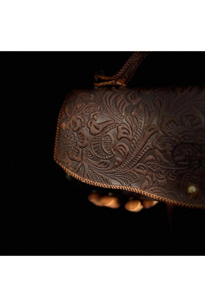 GGART DECORATION Hakiki Deri, El Yapımı Çanta, Cüzdan Larissa v7