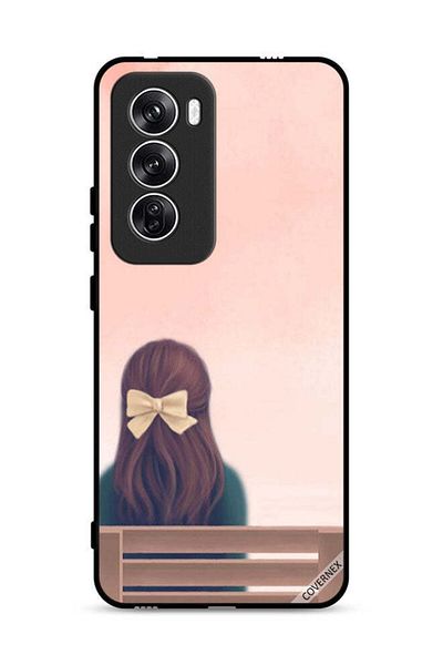 Covernex غطاء حماية لهاتف Oppo Reno12 5G بطبعة فتاة لطيفة