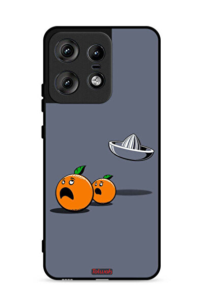 Tolwak غطاء حماية لهاتف موتورولا إيدج 50 برو 5G، تصميم فني رقمي بسيط وفكاهي