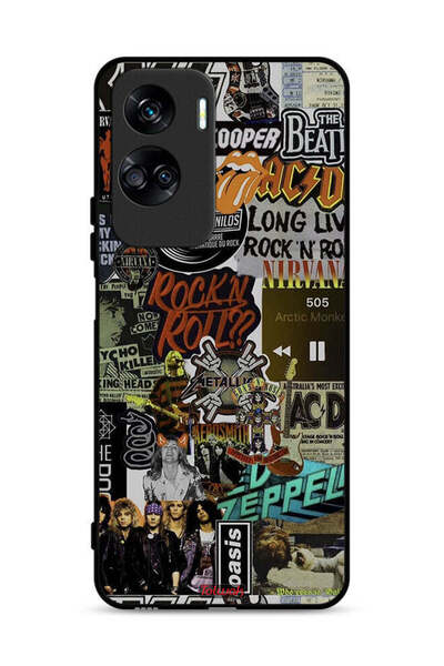 Tolwak غطاء حماية لهاتف Honor 90 Lite 5G، تحيا موسيقى الروك أند رول